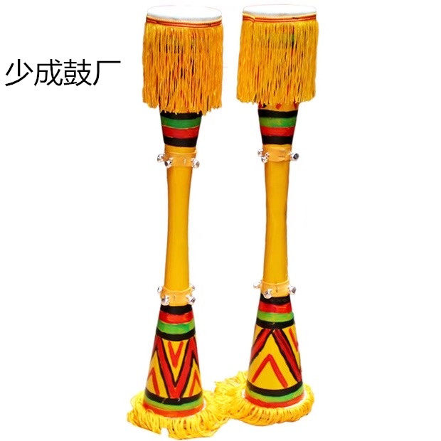 Guangxi Yao patriarch drum Liannan ethnic dance drum children's thin waist drum national dance drum cowhide drum prop drum