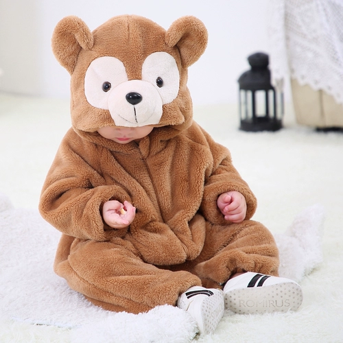 Детский демисезонный комбинезон, комплект, динозавр, демисезонная милая пижама для выхода на улицу