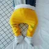 Осенние детские штаны подходит для мужчин и женщин для девочек, эластичная пуля, 0-1 лет