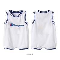 Белое боди без рукавов, английский