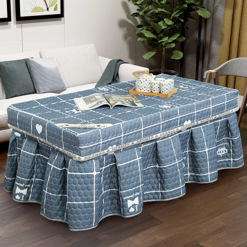 Fire quilt thickened rectangular new electric heater coffee table cover electric stove electric heating table home heating tablecloth
