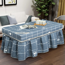Fire quilt thickened rectangular new electric stove coffee table cover electric stove electric heating table Home heating tablecloth