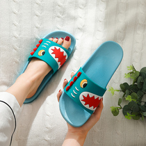 Net red ins sandals women Summer cute cartoon indoor and outdoor wear home thick-soled bathroom bath slippers male