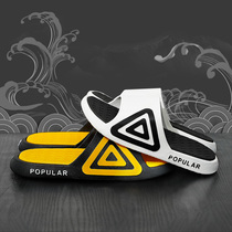 Summer slippers mens indoor and outdoor wear fashion non-slip thick-bottomed couples Tide brand home bathroom bath shower slippers