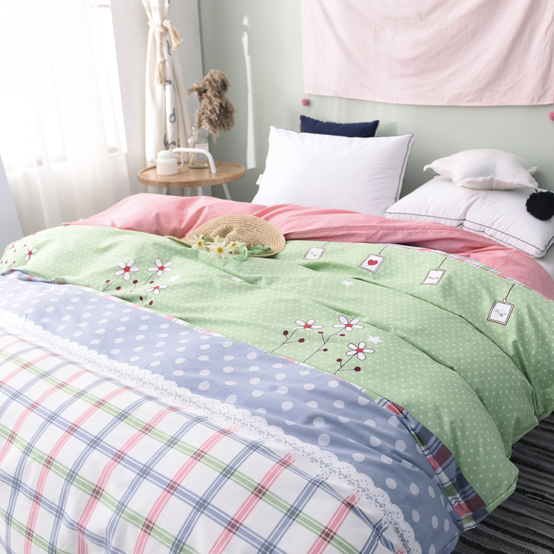 Shi Fei quilt cover Single summer cotton quilt cover Single double children's cotton 1 5m bed 1 8m 2 0*2 3