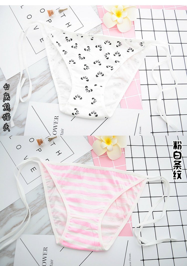 Bikini gợi cảm bông dâu sọc sọc COS anime cô gái đồ lót tam giác béo lần bán buôn sịp nam cao cấp
