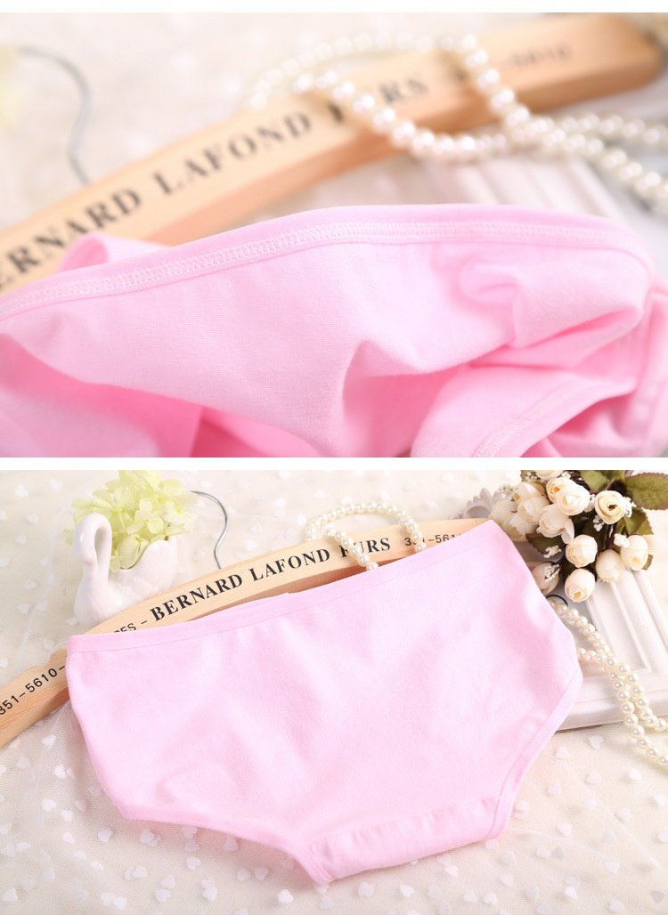 Sinh viên vải cotton cô gái gợi cảm tam giác eo thấp phụ nữ đồ lót cotton tuần quần bán buôn quần xì áo vú