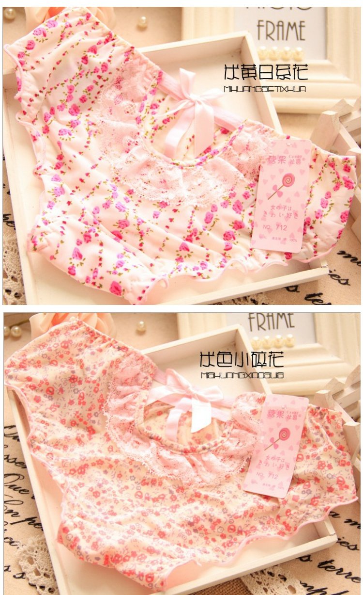 Sinh viên sữa lụa đồ lót dễ thương bib rỗng cô gái cám dỗ ren bên đồ lót gợi cảm phụ nữ bán buôn đồ lót quan lot nu
