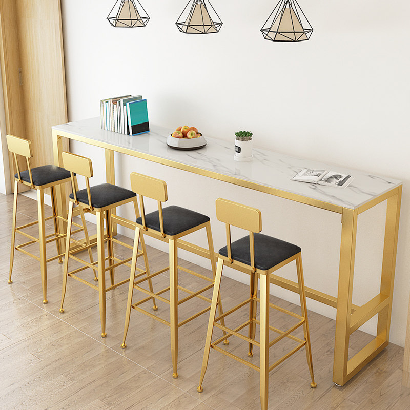 Bar table integrated home Nordic simple modern high table combination living room long table partition T001