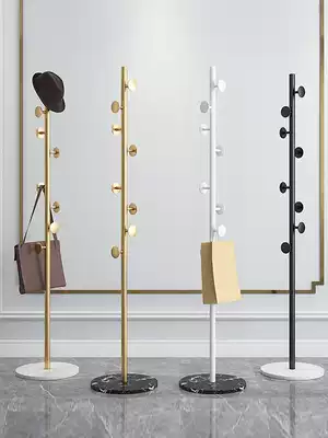 Coat rack Floor Bedroom Clothes Home Shelf Storage Simple Modern Access Hanger Subnet Red J003