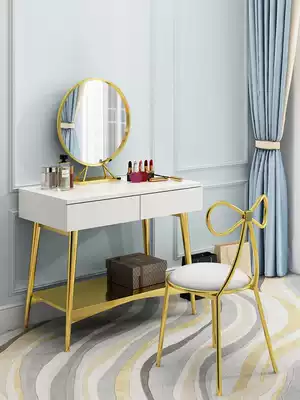 Dressing table cosmetic table European bedroom modern minimalist small apartment economy light luxury retro Z10-03