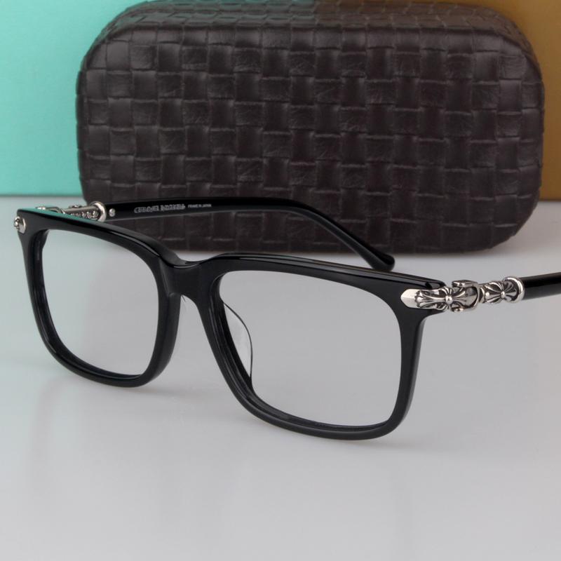 Japan Big Wide Face Spectacle Frame Men's Plate Retro Xue Qian Square Handmade Coarse Myopia Spectacle Spectacle Female Tide
