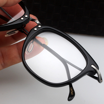 Japanese retro glasses frame women with degrees blue light myopia eye frame plate thin edge light art glasses frame women