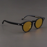 Черная рама+поляризованная ночная визуальная желтая линза