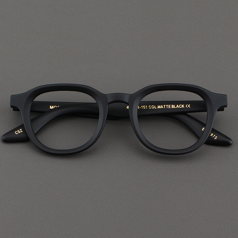 Moscot Lemtoshxcantwo Co-Branded Eyeglass Frames for Men, Acetate Vintage Matte Black American-Style Frames for Women Moscot Lemtoshxcantwo Co-Branded Eyeglass Frames for Men, Acetate Vintage Matte Black American-Style Frames for Women
