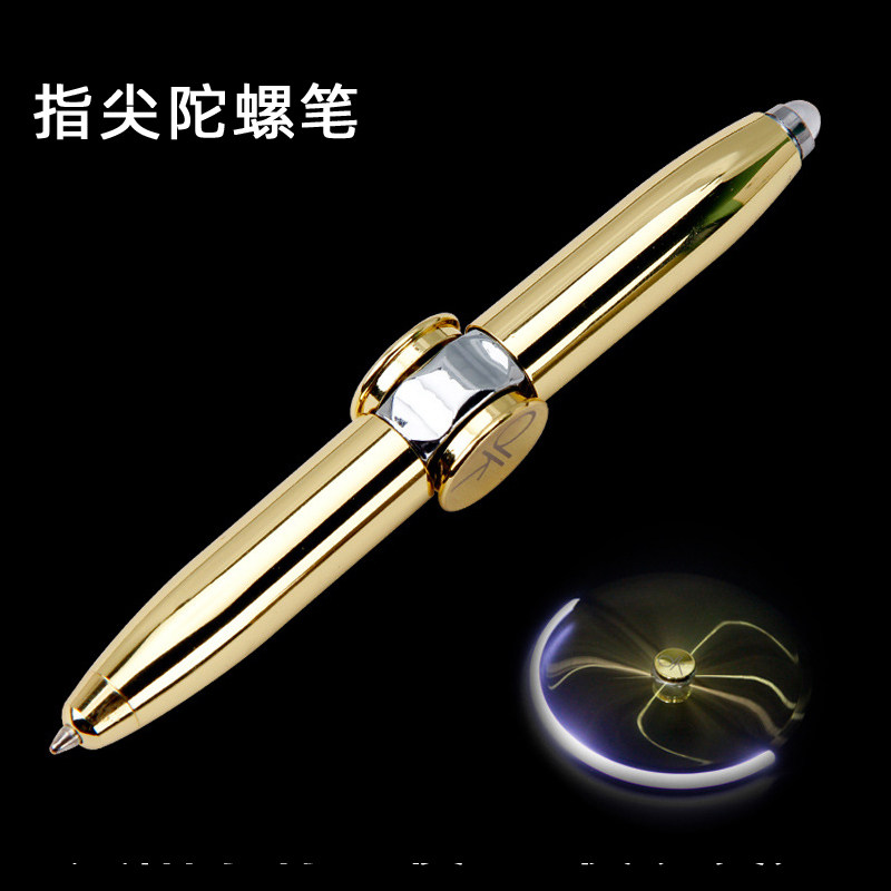 Fingertip gyro pen decompression artifact class boring milk frother time creative high-end gifts fun and interesting things