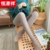 Hengyuanxiang cà phê sữa màu xà cạp nữ mùa xuân và mùa thu dày bông len yến mạch trắng vớ - Xà cạp do lot nu Xà cạp