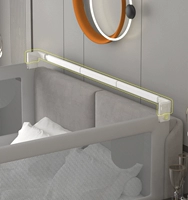 1,5 метра шириной прикроватной сшивки с фиксированной горизонтальной стержней