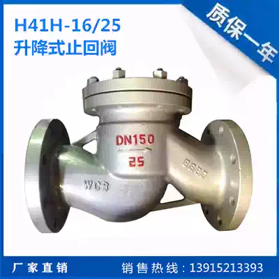 H41H-16C Cast steel flange lifting check valve DN15 20 25 32 40 50 65 100 150