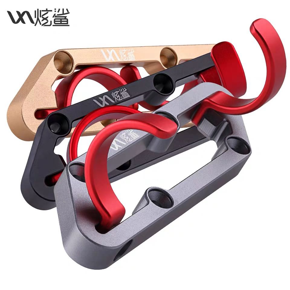 Great Shark Fishing Box Fast Hanging Side Hanging Competitive Folding Fishing Box Accessories Integrated Fishing Rod Quick Hook Aluminum Alloy Rod Hang