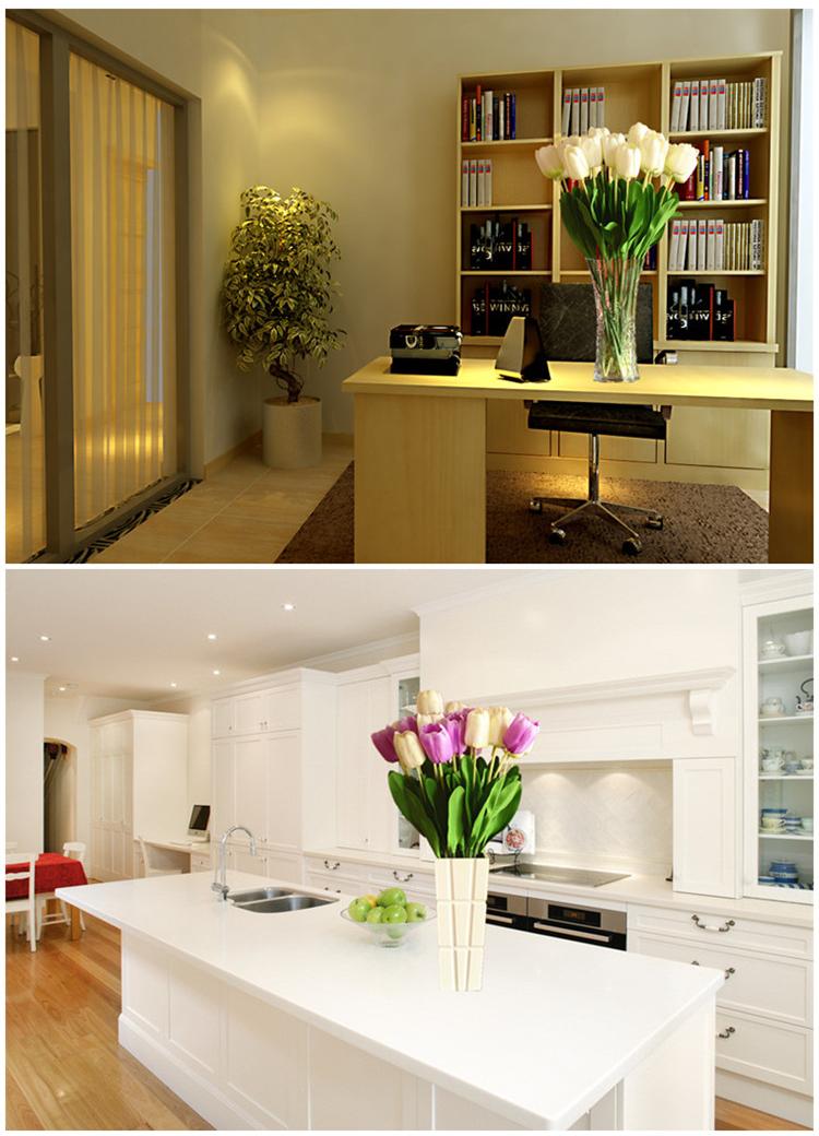 Mô phỏng 10 hoa tulip hoa khô trong nhà hoa giả thủ công phòng khách trang trí bàn trang trí cắm hoa - Hoa nhân tạo / Cây / Trái cây cây giả trang trí phòng khách