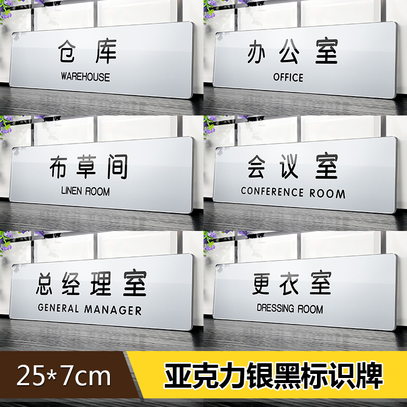 Acrylic Department Plate Department Plate Office Door Number Professional Custom Signage Sales Department Locker Room General Manager Office Kitchen Warehouse SignAge Room SignAge Plate Custom Made