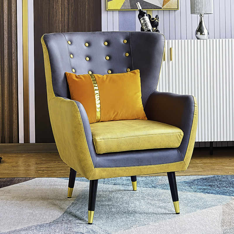 Emperor Maker Modern Nordic Single Technology Fabric Tiger Chair Study Living Room Bedroom Balcony Lazy Leisure Sofa