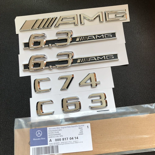 Special Mercedes -Benz C63 логотип автомобилей 6.3 утра боковой загрязненной меткой листовой платы