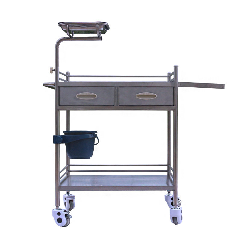 Medical Change Medicine Cart Hospital Cart Small Bedside Treatment Car Injection Car Skin Management Cart Emergency Car Care