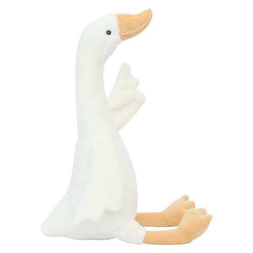 Реалистичный лебедь, успокаивающая тряпичная кукла, плюшевая подушка, детская игрушка для сна, популярно в интернете, утка