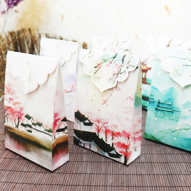 Creative Retro China Wind Gift Bags Small Hand Ancient Wind Gifts Gift Boxes Cute Mini Holiday Gift Boxes