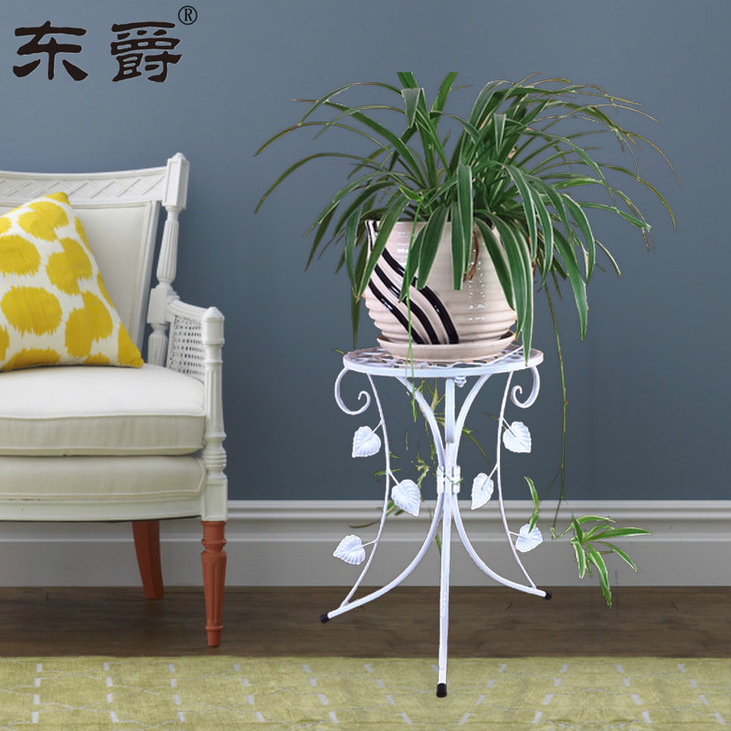 Living Room Flower Shelf Eu Style Iron Art Single Sink Floor Flower Shelf Indoor Balcony Chandelia Gold Gge Flower Shelf Creative Shelf