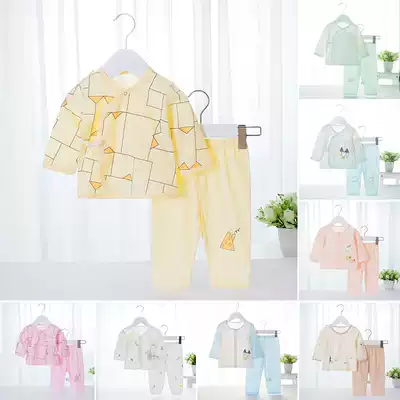 Baby Shang newborn two-piece set baby monk suit summer tide cotton thin spring and autumn newborn baby underwear set