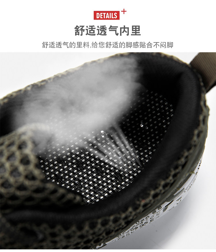 Отдых тапочки 夏季男士洞洞鞋运动休闲男鞋子潮流韩版男生镂空网面凉鞋青年网鞋 No brand