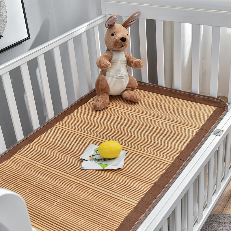 Cool mat Children's kindergarten 0 5 set to be a nap baby 0 6 Custom Summer Bamboo Mat Grass Mat Students Sleeping Mat Bifacial