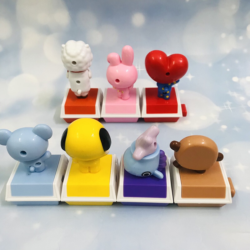 Authentic Loose Goods Bt21 Bts Korea Mcdonald's Collectible Figurine Creative Doll Gift