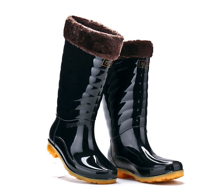 Chaussures - bottes caoutchouc homme pour hiver - semelle tendon - Ref 959938 Image 17