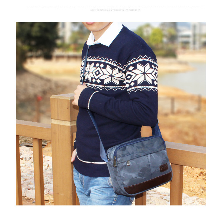 M / 爱 牧 Túi đeo vai xu hướng thể thao và giải trí nam túi nhỏ nylon Túi vải Oxford không thấm nước Túi Messenger túi michael kors
