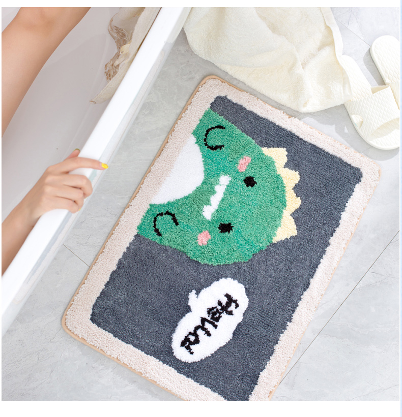 Phòng tắm mat cửa mat phòng ngủ lối vào cửa phòng tắm cửa mat nhà thảm hấp thụ mat phòng tắm mat - Thảm sàn thảm xốp cho bé concung