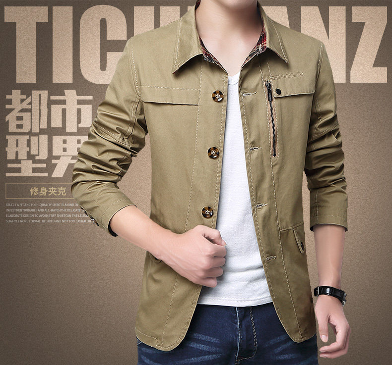 Blouson homme manches longues en Coton - Ref 3116663 Image 7