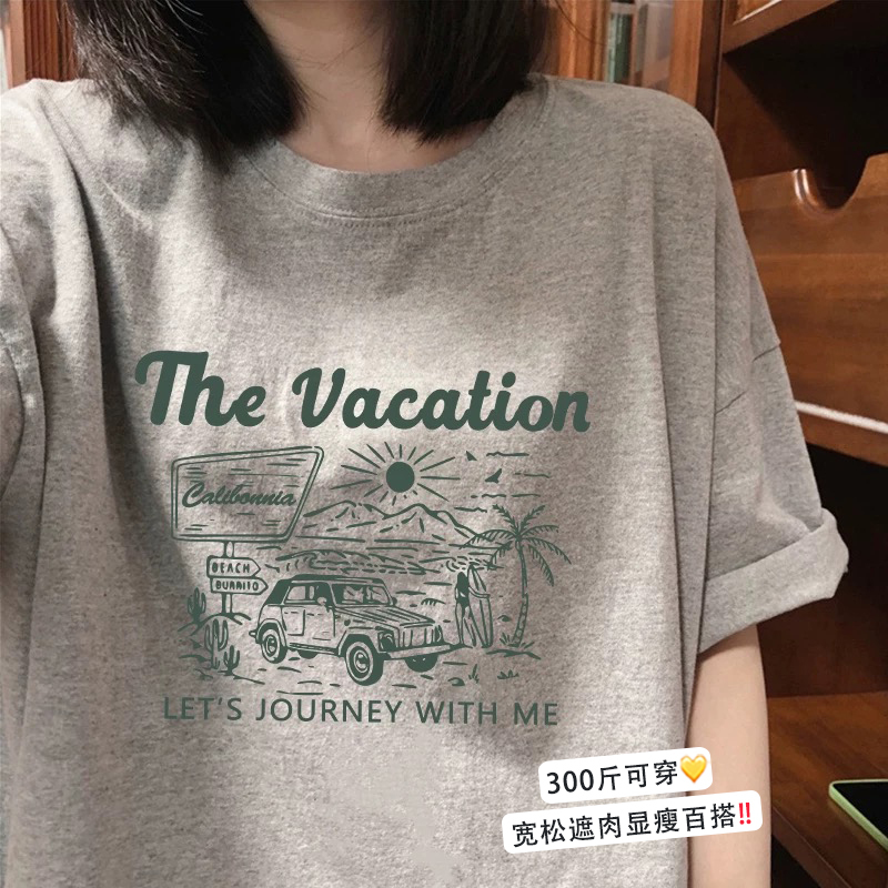 150kg Extra Large Size Women's Clothing 2026 Summer New Pure Cotton Printed Short-Sleeved T-Shirt for Plus Size Women 100kg Loose Top