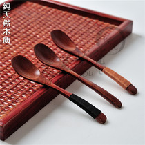 Creative spoon zakka wooden spoon Japanese spoon Wood rice spoon Japanese spoon coffee spoon children spoon