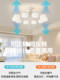 Living Room Lamp with Fan Hall Main Lamp Cream Style Nordic Simple Modern Bedroom Dining Room Lamp Silent Fan Lamp