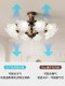 Living Room Invisible Fan Light 2026 New Model Mid-Century Style Hall Ceiling Fan Light Retro Silent Dining Room Bedroom Ceiling Light