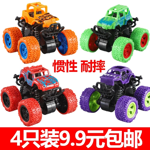 Инерционная полноприводная игрушечная машина, внедорожник, ударопрочная модель автомобиля для мальчиков, умеет карабкаться, 3-4-6 лет
