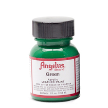 Green pigment Angelus sneakers custom pigment leather coloring DIY Green