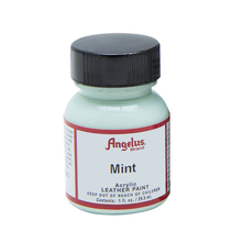 Angelus sneakers custom leather PAINT MINT green