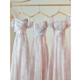 Платье подружки невесты, зимнее вечернее платье, юбка, коллекция 2023, по фигуре