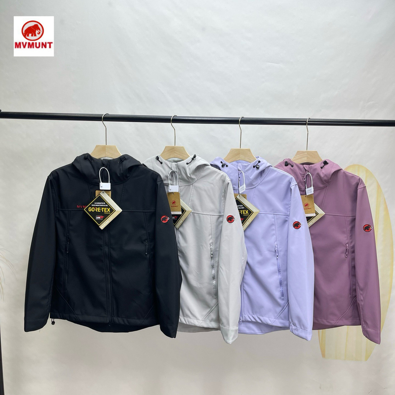 【70% off Special Zone】Mammoth's Celestial Pattern Men's and Women's Hooded Jacket Spring and Autumn Embroidered Outdoor Softshell Waterproof Coat