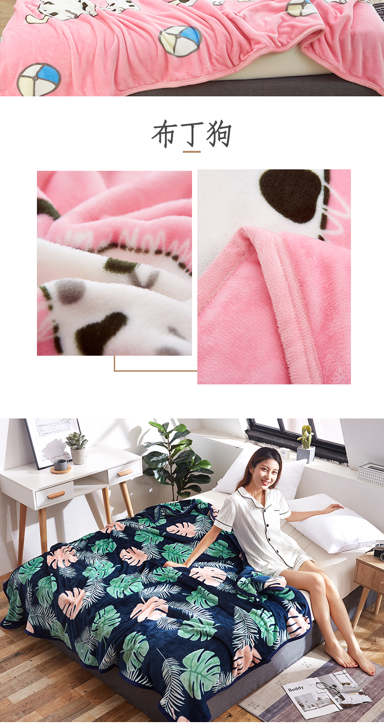 Mùa đông san hô nhung tấm đơn sinh viên nam và nữ ký túc xá flannel đơn đôi cộng với tấm nhung dày tăng drap giường mát lạnh